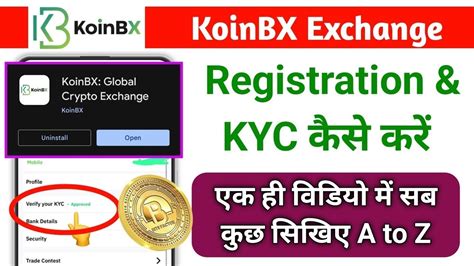 Koin Bx Exchange Kyc Full Process A Z Youtube