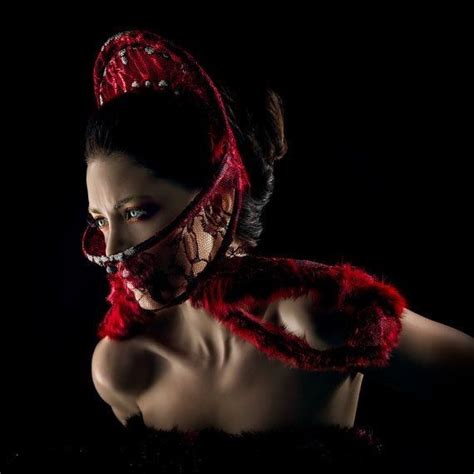 Pin By Alma On Dark Gothic Steampunk Dark Beauty Red Lace Headdress