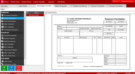 Cara Setting Untuk Menambahkan Kolom Rancangan Formulir Easy Accounting