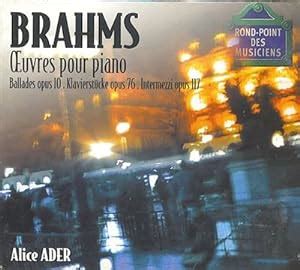 Amazon Co Jp Brahms Works For Piano