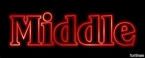 middle stranger  logo text effect generator