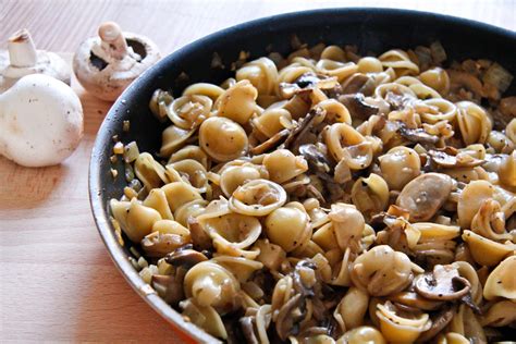 Mushroom Orecchiette With Cream Chef Julie Yoon