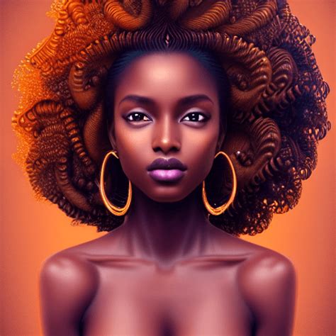 Stunning Beautiful Brown Skin Woman · Creative Fabrica