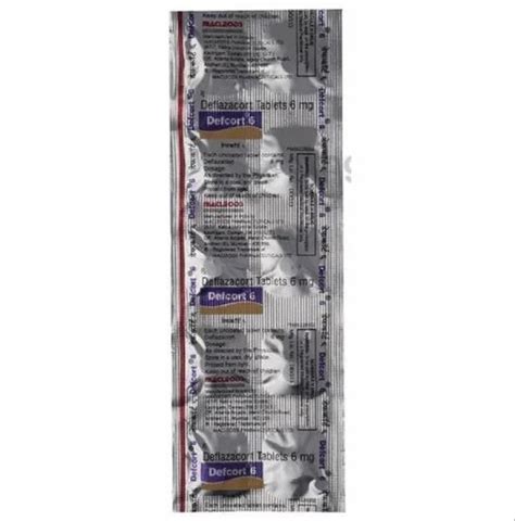 Deflazacort 6 Mg Tablet at ₹ 80/stripe | Nana Varachha | Surat | ID ...