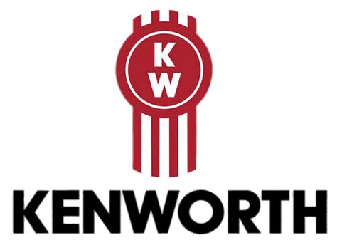 Kenworth black name and logo transparent PNG - StickPNG