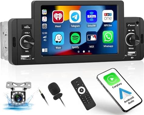 Camecho Autoradio Din Con Schermo Carplay Android Auto Pollici