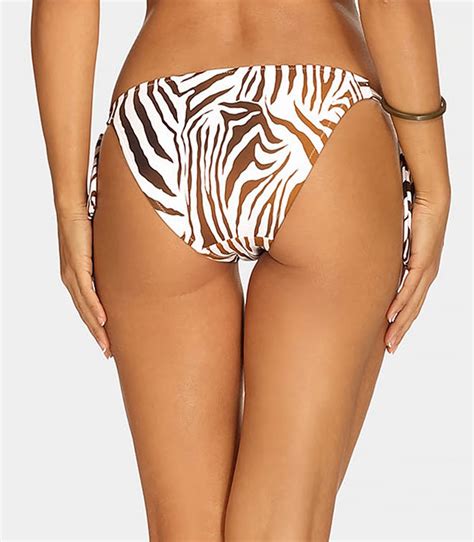 Feba Safari Fixed Tri Top Bikini With Tie Side Bottom Style FG161 Lingerie And Leisure