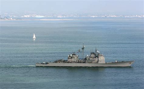 Aerial Starboard Side View Showing The US Navy USN Arleigh Burke