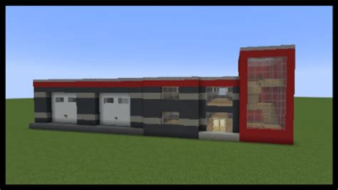 Minecraft How To Build A Fire Station Youtube