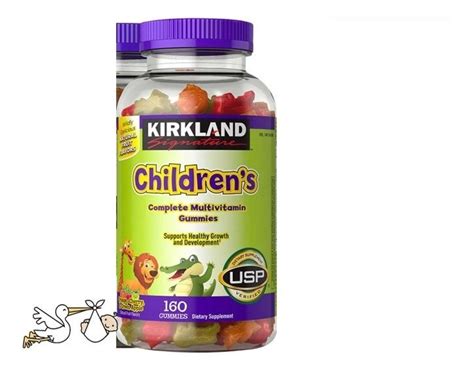 Multivitaminas Niños Gomas Kirkland 160 Gomas Vitami A C D E Mercado