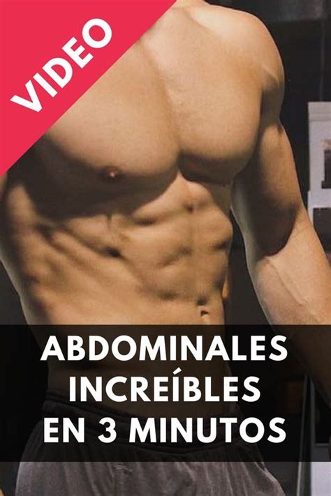 Rutina para ABDOMINALES en 3 minutos VIDEO Abdominales increíbles