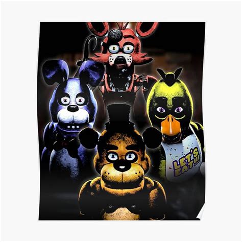 Five Nights At Freddys Premium Matte Vertical Poster Sold By Ireland Blue Zak Sku 41957112