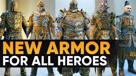 For Honor New Armor Variations For All Heroes Year 5 Season 2 Mirage