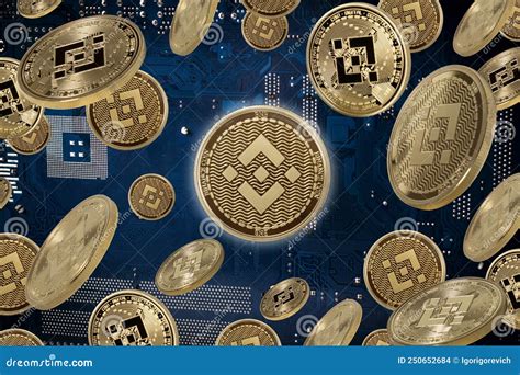 Binance Coins Editorial Stock Image Illustration Of Market