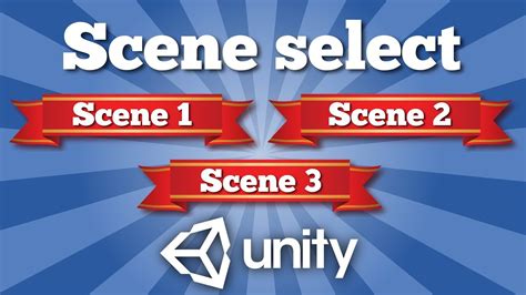 How To Create Scene Select Menu In Unity Game Unity Software Main Menu