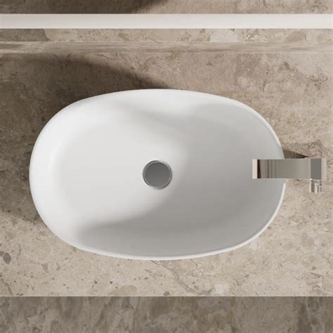 Steinberg Countertop Basin Matt White W Reuter