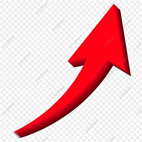 A Red Arrow Pointing Upward On A Transparent Background Png Arrows