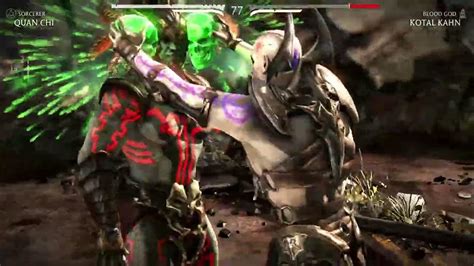 Quan Chi Vs Kotal Kahn Mortal Kombat Youtube