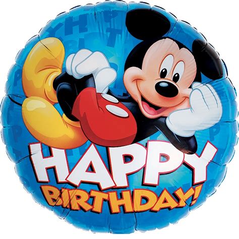 Mickey Mouse Happy Birthday Foil Balloon Party Splendour