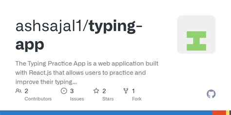 GitHub Ashsajal1 Typing App The Typing Practice App Is A Web