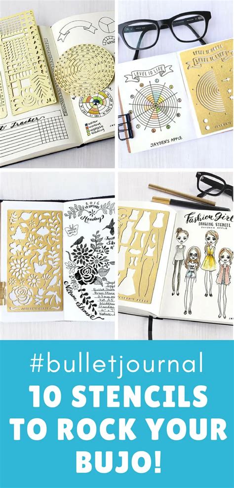 10 Awesome Bullet Journal Stencils That'll Save You A Ton of Time