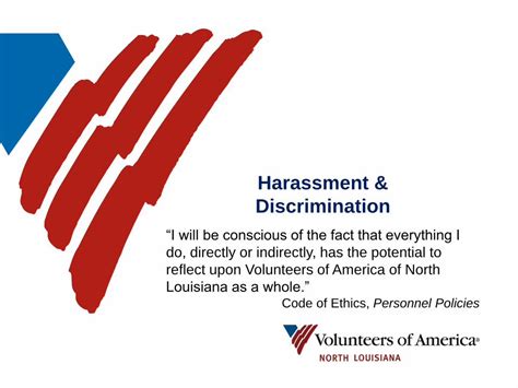 Pdf Harassment And Discrimination Volunteers Of America · Same Sex