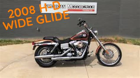 315380 2008 Harley Davidson Dyna Wide Glide Fxdwg 105th Anniversary Youtube