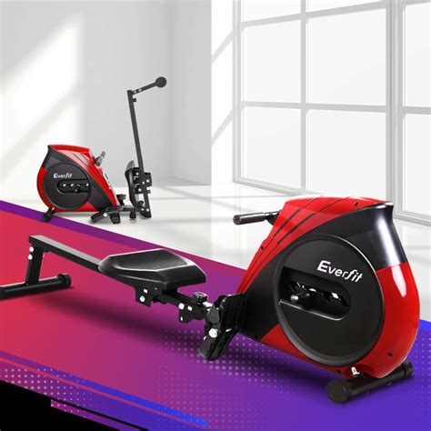 Everfit Rowing Exercise Machine Rower Resistance Fitness Gym Home ...