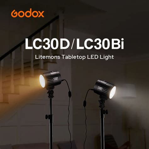 Godox Lc D Lc Bi Litemons Mesa Led Luz K K Mini Luz De