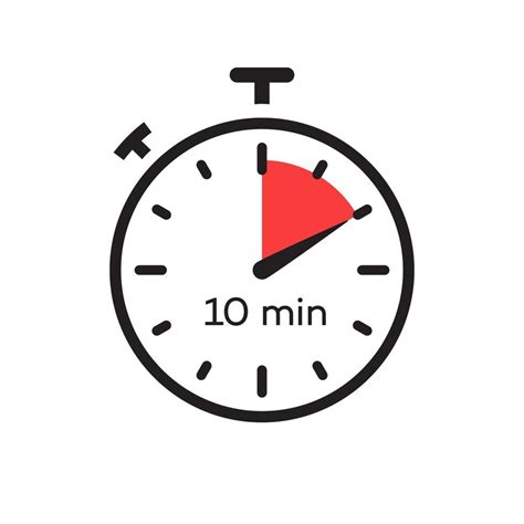 10 Minutes Timer Symbol Color Style 7224724 Vector Art At Vecteezy