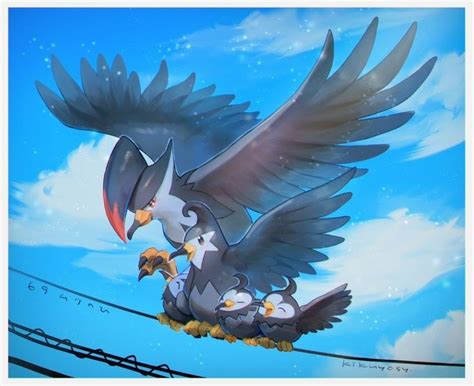 Starly staravia and staraptor pokemon Pokémon desenho Arte pokemon