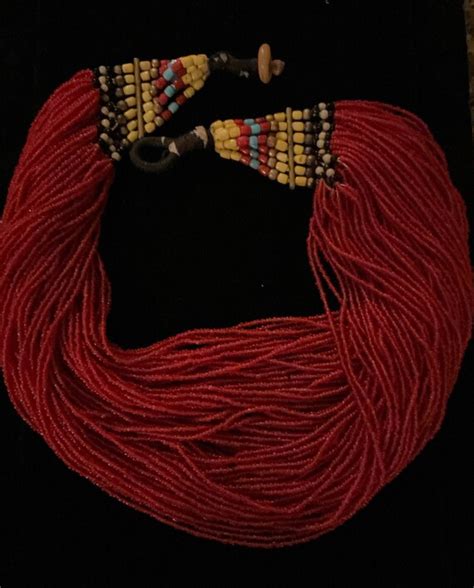 Konyak Naga Necklace Vintage Konyak Naga Bead Neckla… Gem