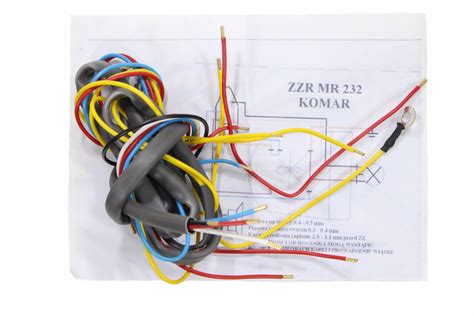 INSTALACJA ELEKTRYCZNA ROMET KOMAR ZZR 232 SZTYWNI WZMOTO PL MMP 23 02