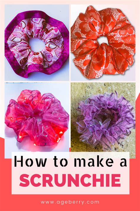 How To Make A Scrunchie Fast Sew Easy Giant Scrunchies Atelier Yuwa