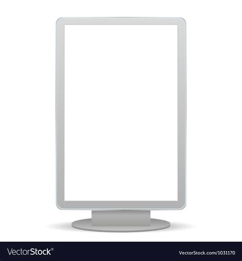 Billboard Frame Royalty Free Vector Image Vectorstock