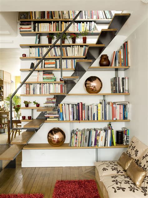 Creative Ways To Incorporate Book Storage In Around Stairsinterior