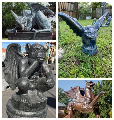 Bronze Casting Gargoyle Statues Garden Decor Supplier Mlbs 097 Milystatue