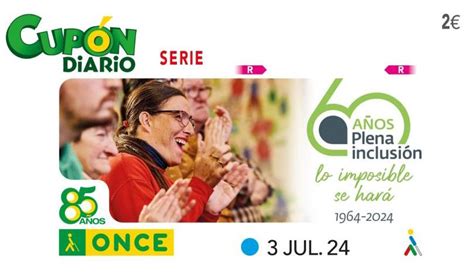 El cupón de la ONCE celebra el 60 aniversario de la creación de Plena