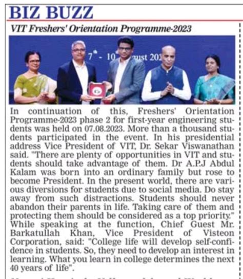 VIT Freshers Inauguration 2023:Phase 2 - VIT