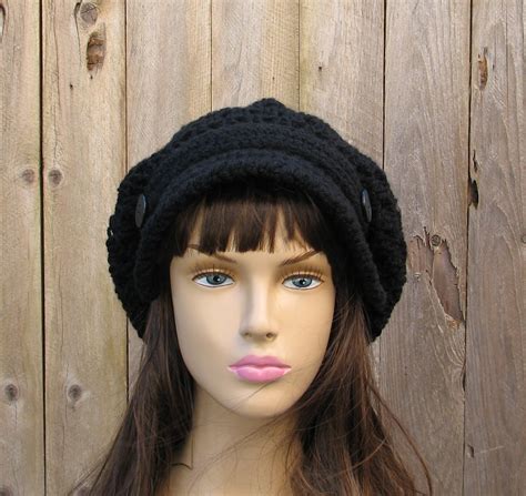 Crochet Pattern Newsboy Hat Pattern Crochet Pattern Pdf Etsy