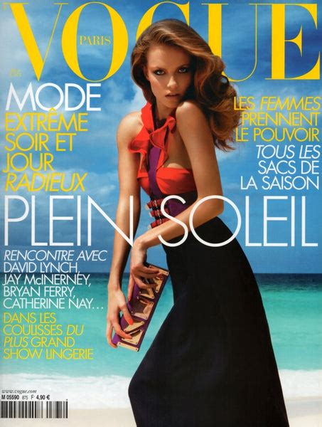 Vogue Magazine Paris March 2007 Natasha Poly Lara Stone Jessica Miller