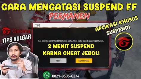 Cara Paling Ampuh Unsuspend Akun Ff Permanen Cara Membuka Suspend Ff