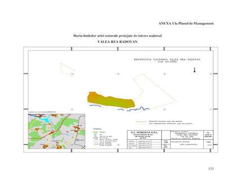 PDF ANEXA 1 La Planul De Management Harta Limitelor Ariei Naturale