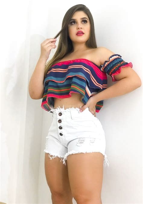 Shorts Jeans Feminino Es Cintura Alta Hot Pants Anita Parcelamento Sem Juros