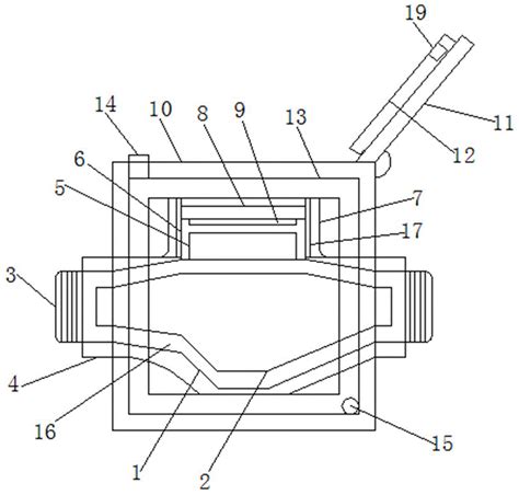 一种室外防冻裂水表的制作方法