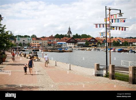 vastervik harbor sweden swedish town holiday resort south east eastern ...