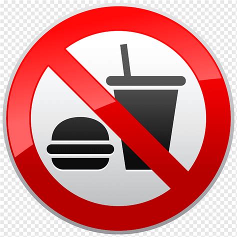 Ban Food Mark Cup Hamburgers Forbidden Signs Png Pngwing