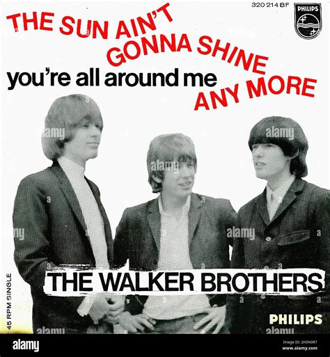 Vintage Vinyl Recording Walker Brothers The The Sun Ain T Gonna