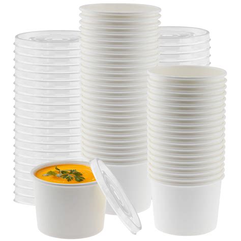 Buy Nyhi Paper Soup Storage Containers With Lids Ounce Insulated