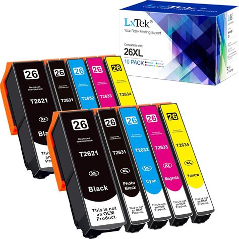 Lxtek Compatible Cartouches D Encre Remplacement Pour Epson Xl